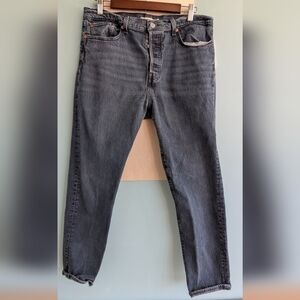 Levi's Wedgie Classic Dark Blue Denim Jeans